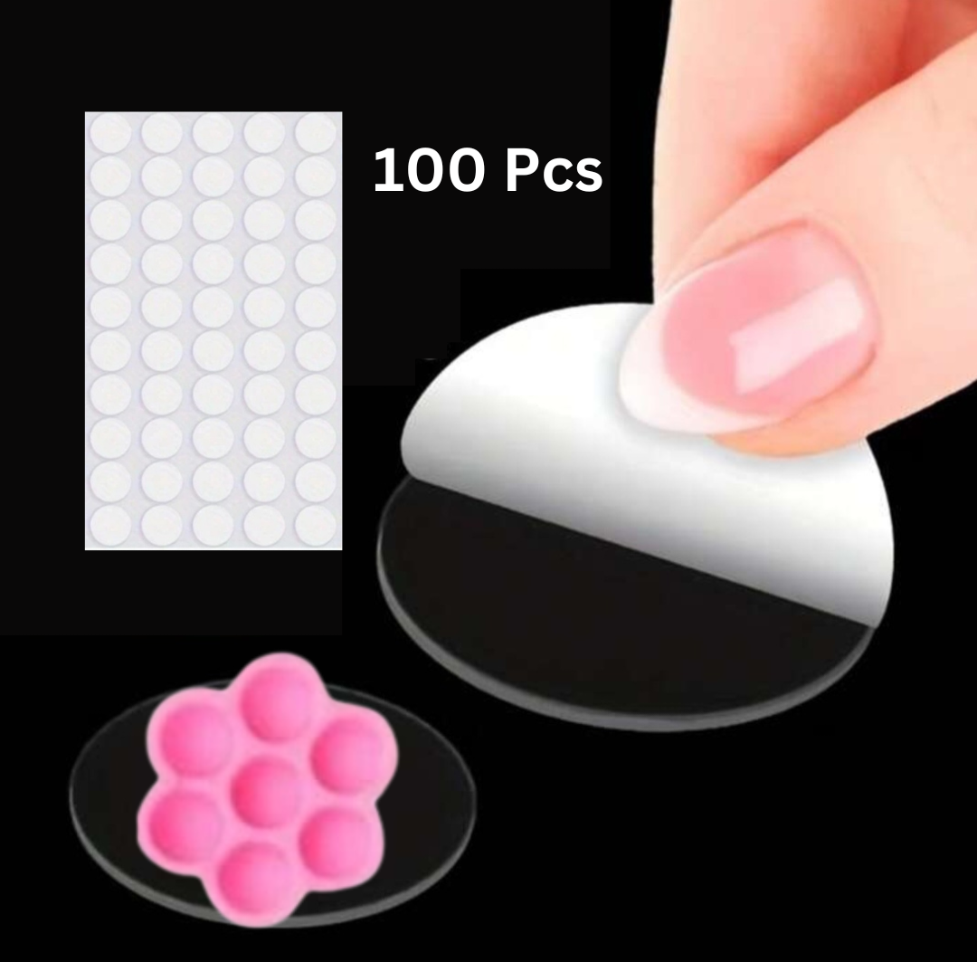 Blumenförmige Wimpernkleber Behälter | 100 Stück