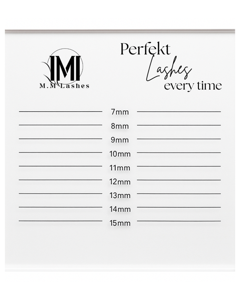 Doppelte Wimpernunterlage | Weiß | Wimpernerlängerung