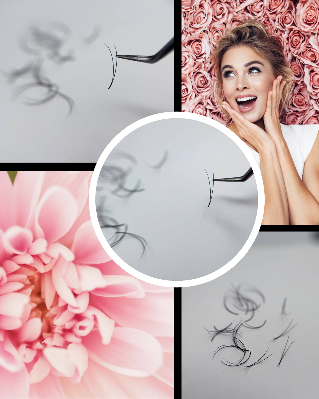 2D Fertigfächer - Loose Wimpernfächer | 1000 fertige Wimpernfächer