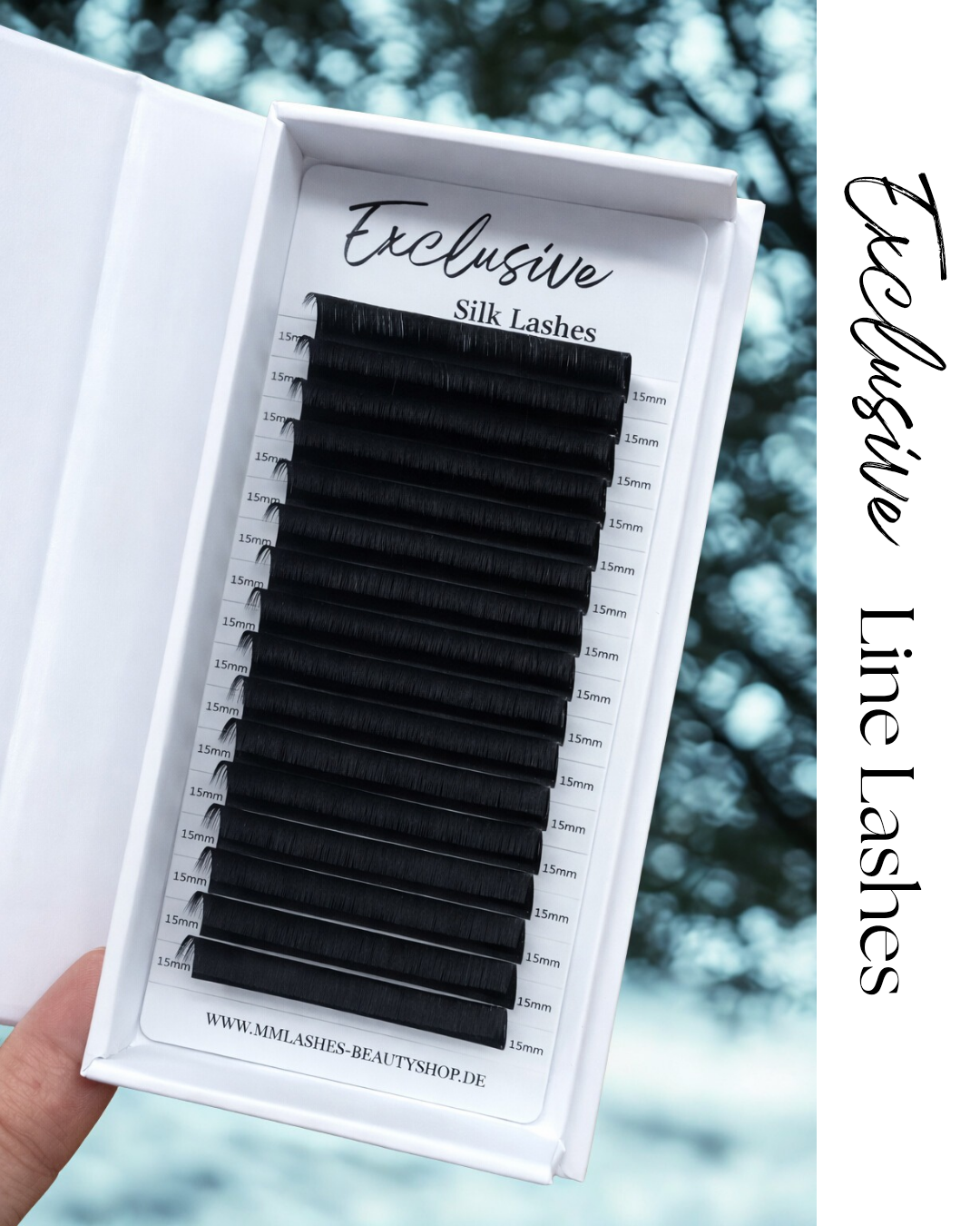 Semi-matte Seidenwimpern Mixbox 7-15mm