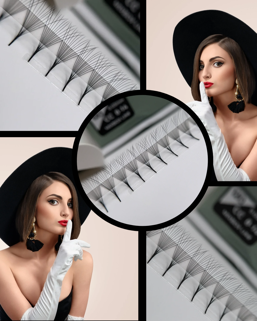 12D Fertigfächer auf Kleberstreifen | MIXBOX 8-14mm